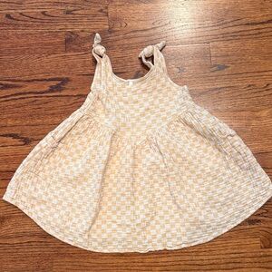 Rylee + Cru checked dress 4T / 5T